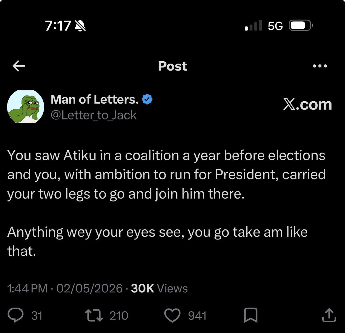 Man of Letters. tweet media