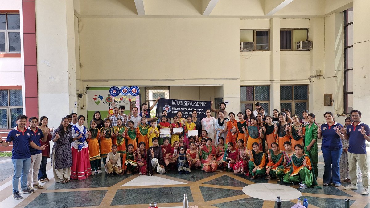 NSSsmvdu's tweet photo. Where young talents found their stage, dreams found their wings, and every performance earned endless applause ✨🌟
An unforgettable Inter-School Competition at SMVDU, proudly organized by NSS SMVDU 🎭
@YASMinistry @PIB_India @PMOIndia @nssrddelhi @_NSSIndia @NSSsmvdu https://t.co/CtOo8OA4FW