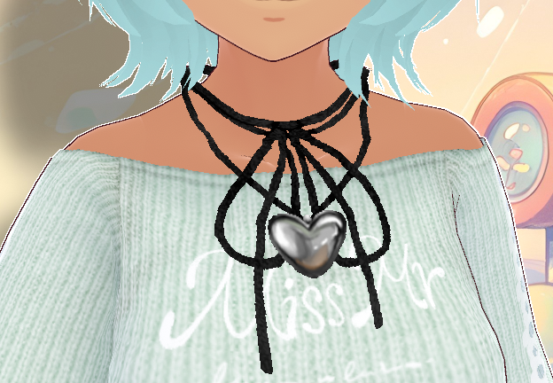 Forks_'s tweet photo. チョーカーは「ONDA-[VISTA] Summer Clothing2025SS」の「heart choker」。首周りがオープンだったので丁度良かった。かわいい❤
https://t.co/HNxWWN3xq2
@sisidoacro さんのショップ【αρχη_vroid/アルケー】より
#αρχη_vroid #VRoid https://t.co/W0srZGDpbC