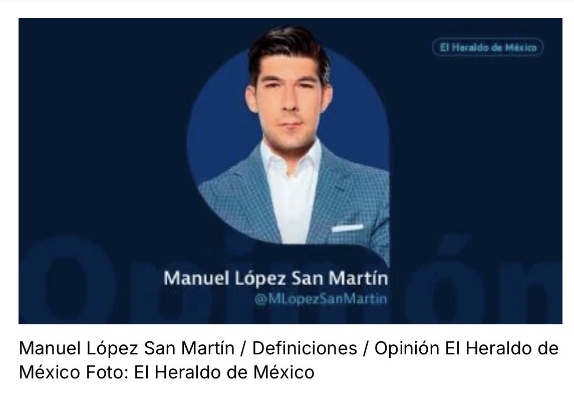 Manuel Lopez San Martin tweet media