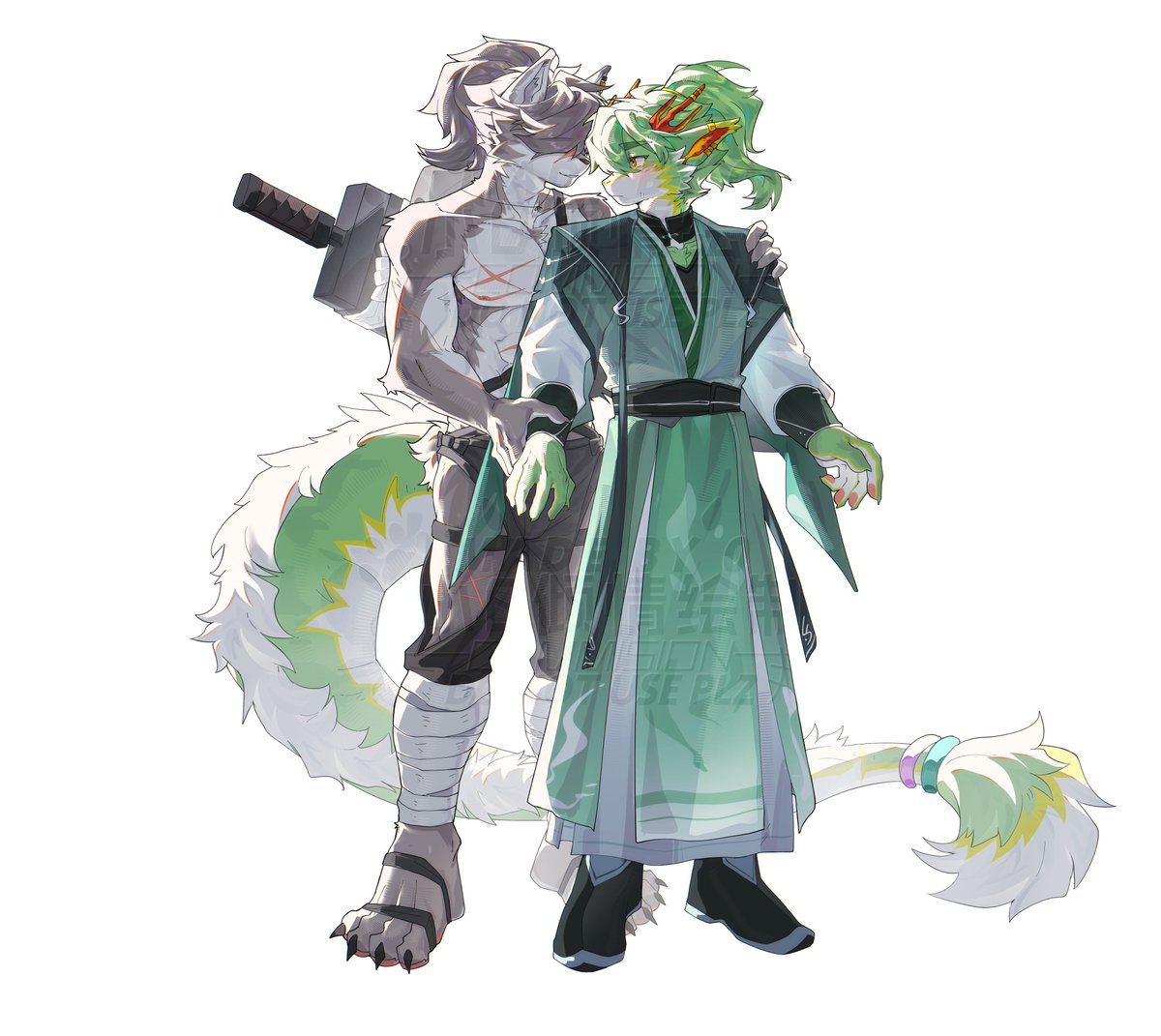smalllllzeroooo's tweet photo. 画了亲友家的小情侣 
#furryㅤㅤㅤ #福瑞 https://t.co/nNgqCQPhFC