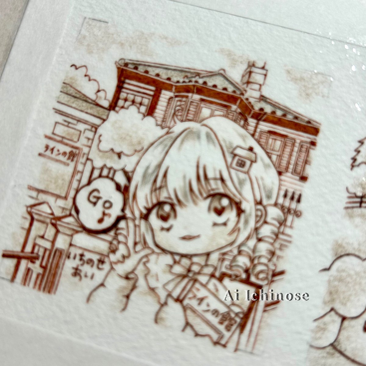 イラストレーター♡一ノ瀬藍 6月初個展*神戸北野異人館ラインの館 tweet media