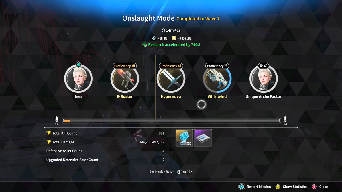 TrippyFireDemon's tweet photo. 144B dmg Ines Onslaught 3 🎆 #TheFirstDescendant https://t.co/Gr8OQf4fo9