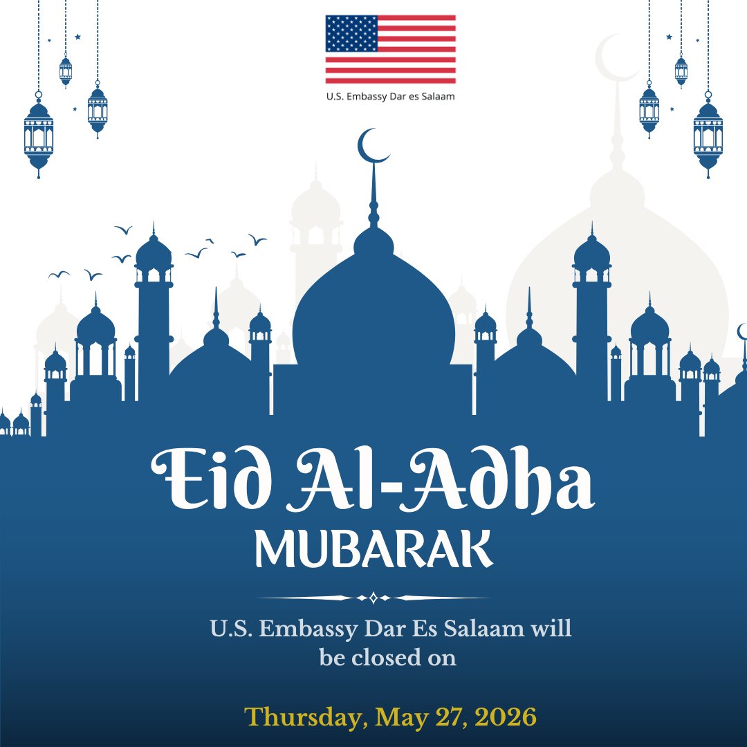 U.S. Embassy Dar es Salaam tweet media