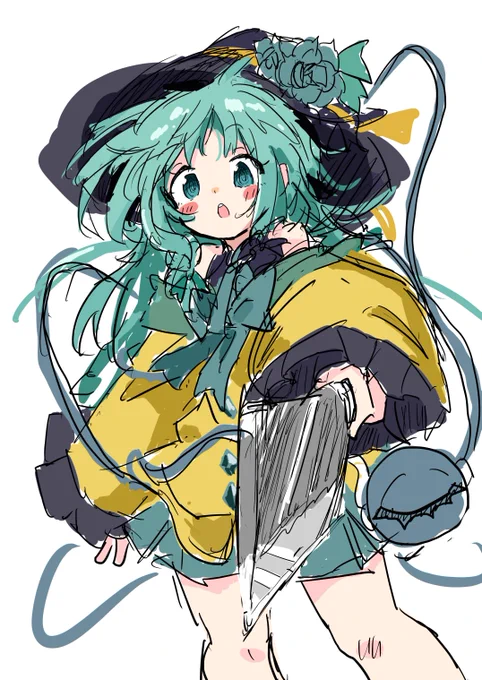 #深夜の真剣お絵描き60分一本勝負 こいしちゃん