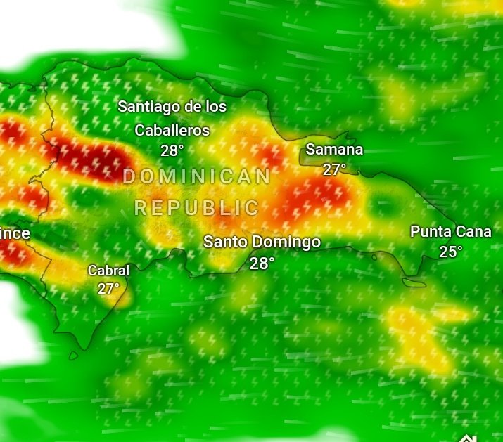Meteorología RD 𝕏 🇩🇴 ☔️⛈️ tweet media