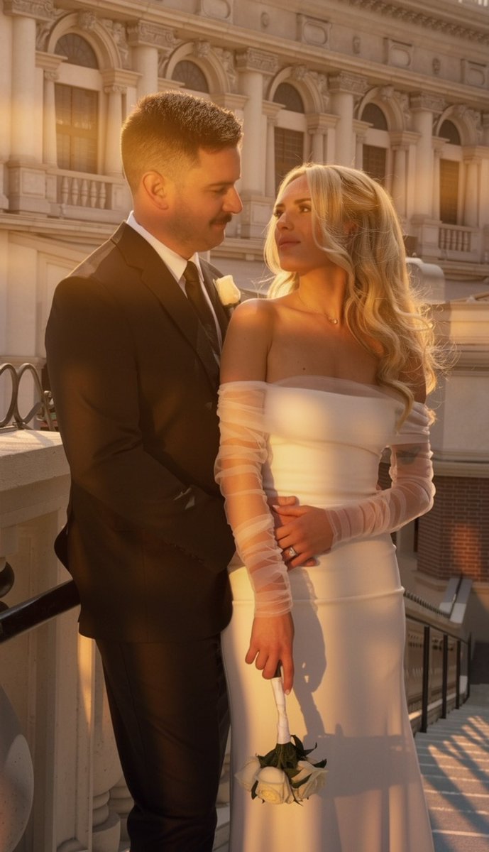 revivalblonde's tweet photo. Wedding weekend went by far too quickly. 
Worth the wait 🤍 @matt_wagner15 https://t.co/sdYdXb4Zwr