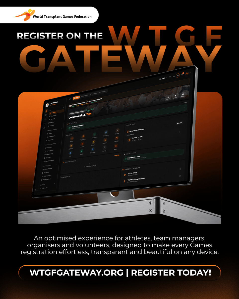 WTGF1's tweet photo. The Gateway to Every Games. Reimagined. 🌍🥳

Learn how to register:
https://t.co/M4XjrGtx8t 

Athlete tutorial:
https://t.co/8QwOPTLRpm

Team Manager tutorial:
https://t.co/g86TxcMlvS

Open the Gateway:
https://t.co/FPsmkCszTU https://t.co/25CPFT1AxH