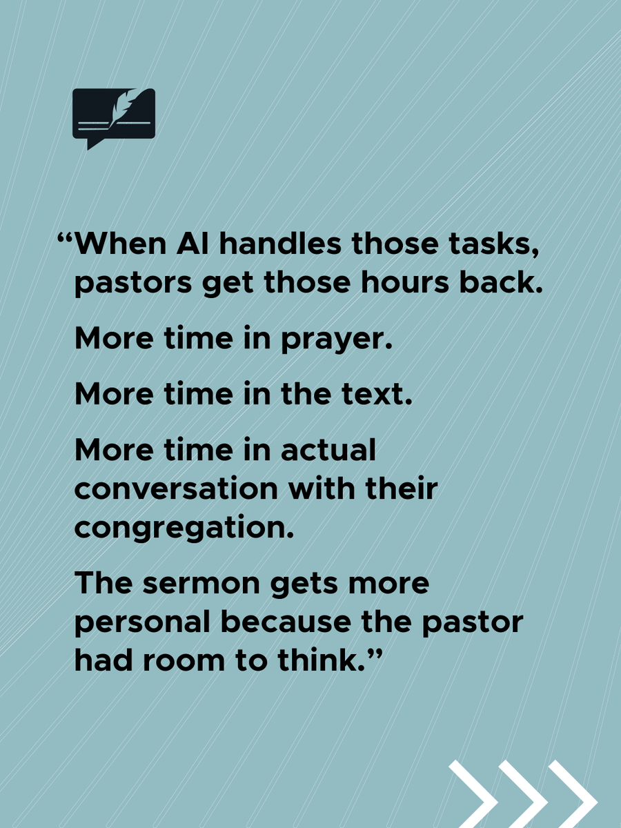 exponentialus's tweet photo. Most pastors aren’t asking whether AI is powerful.

They’re asking whether it’s personal, ethical, or even helpful for ministry.

In this #ExponentialNEXT article, Kenny Jahng explores what happens when pastors actually test those assumptions and why AI might create more room for the things that matter most.

Read 3 Things Every Pastor Assumed About AI That Turned Out to Be Wrong
at https://t.co/O7Q95XkBtO