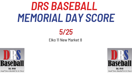 DRSBaseball's tweet photo. Final score from yesterday's game in New Market sees @ElkoExpress pick up the win! @nmMUSKIES find themselves in the driver's seat in league standings as we near the end of May! No games until Friday this week. @MinnBaseball @TBScheduleGuy @TownBallTuesday @kchkradio https://t.co/R407tn9JxI