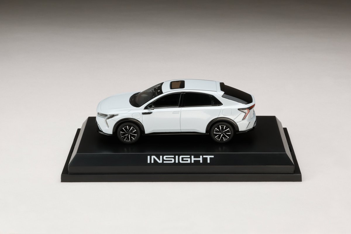 HJ_Minicar's tweet photo. 1/43 Honda INSIGHT
■発売予定: 2026年6月以降
■お取扱店・海外代理店情報
https://t.co/Dv9aft35cB
#ホビージャパン #HobbyJAPAN #HJ43 #ミニカー #ダイキャストミニカー #43scale #HondaINSIGHT #INSIGHT #ホンダ #インサイト #EV https://t.co/FTLi0YYBQy