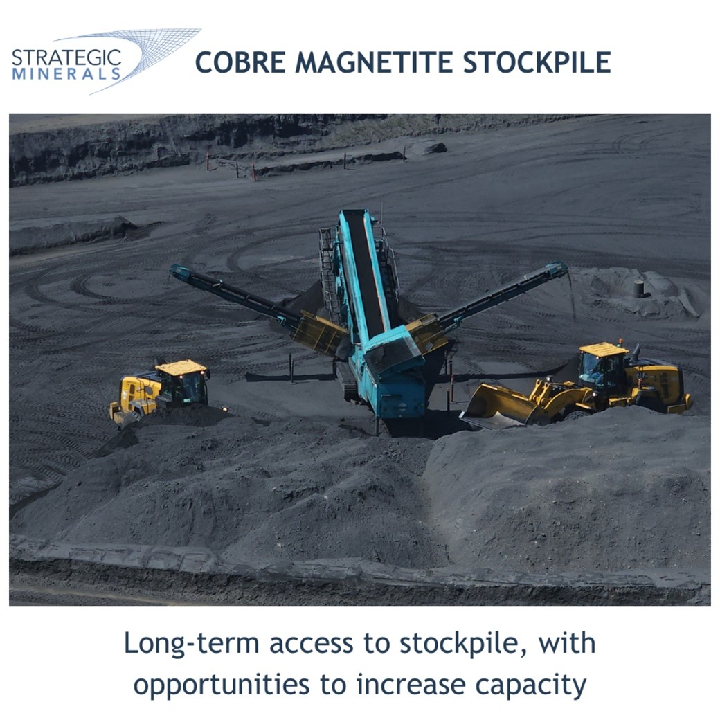 StrategicMnrls's tweet photo. Our Cobre #magnetite operation in #NewMexico is far from boring! With revenue in 2025 of $4.23 million from the sale of 61,279 tons of product, Cobre continues to provide sustainable revenue and operational stability to the group.

Find out more: https://t.co/l65CPxcZiW https://t.co/usxpAodpsF