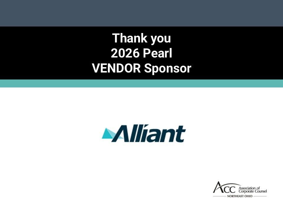 ACC_NEO's tweet photo. We're excited to welcome @AlliantIns as a 2026 Vendor Sponsor of our chapter! https://t.co/vmBl18fBTF