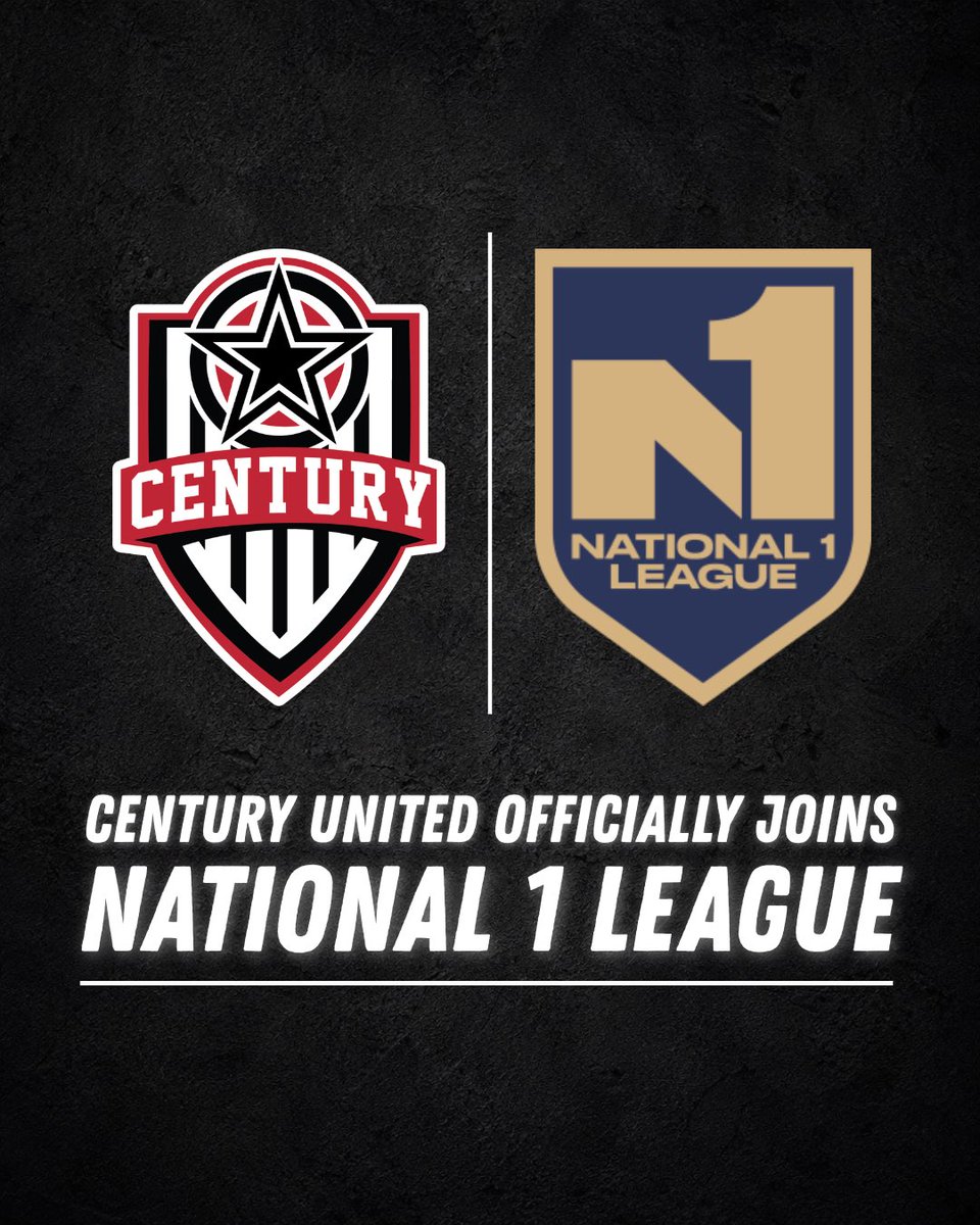 Century_Utd's tweet photo. Century United officially joins the National 1 League for our boys teams.

A new chapter begins.
A united vision.
A higher standard.

#RepCentury https://t.co/yaXAOhGrvr