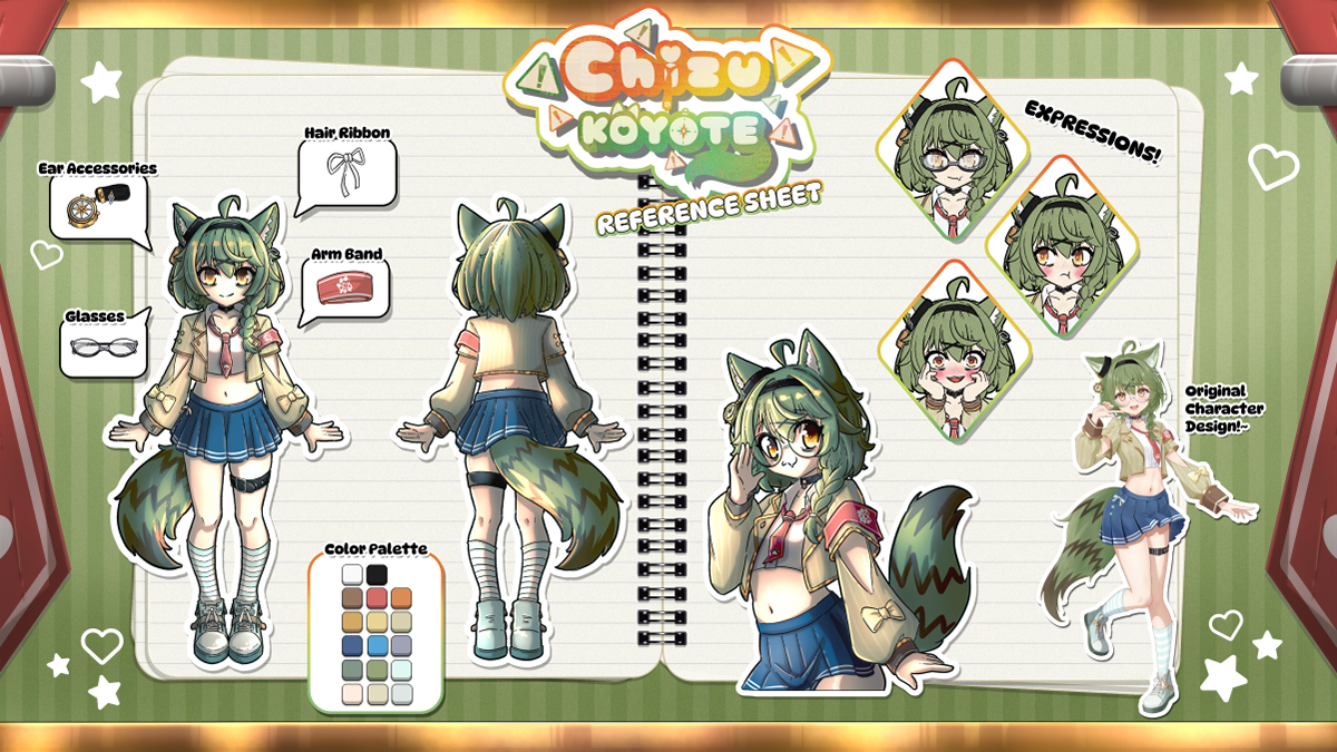 ChizuKoyote's tweet photo. Howdy Tomoyotes!
Your student council president of VZatsu is here! It's a pleasure to meet you! 💚

⌯⁍⌖ Oshi mark: 🧭
⌯⁍⌖ General: #ChizuKoyote
⌯⁍⌖ Live: #ChizuShow
⌯⁍⌖ Art: #Chizzart
⌯⁍⌖ Memes: #Koyomemez
⌯⁍⌖ Clips: #KoyoBite https://t.co/mm7eD5jwx3