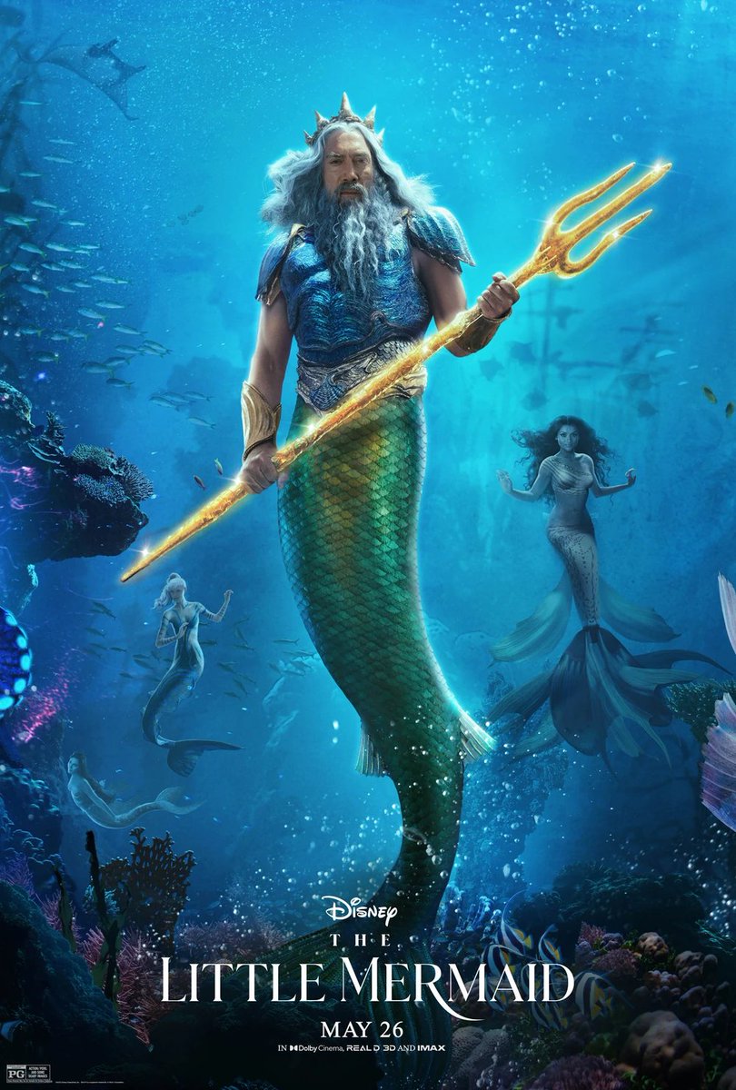 princeeric323's tweet photo. 💜 Day 26 of the #Mermay Month is #KingTriton on the various appearances of #TheLittleMermaid for Animated, Live-Action, and TV Series including spin-offs. Ruler of Atlantica, and Ariel's Father. 👑🧜‍♂️🔱

#May26 #MermaidMonth #MermaidLovers #TheLittleMermaid #Mermay2026 #Disney https://t.co/SCRbvLHMU4