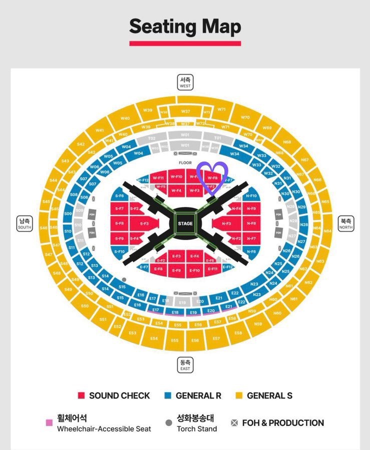 BTS WORLD TOUR 'ARIRANG' IN BUSAN 【譲】 6/12 (金) GENERAL 2階 N25