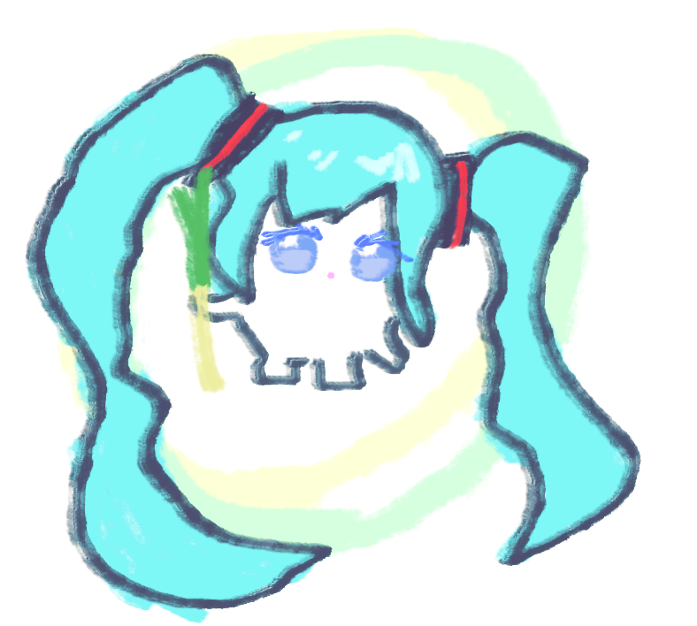 初音ミクの絵 Hatsune Miku drawing tweet media