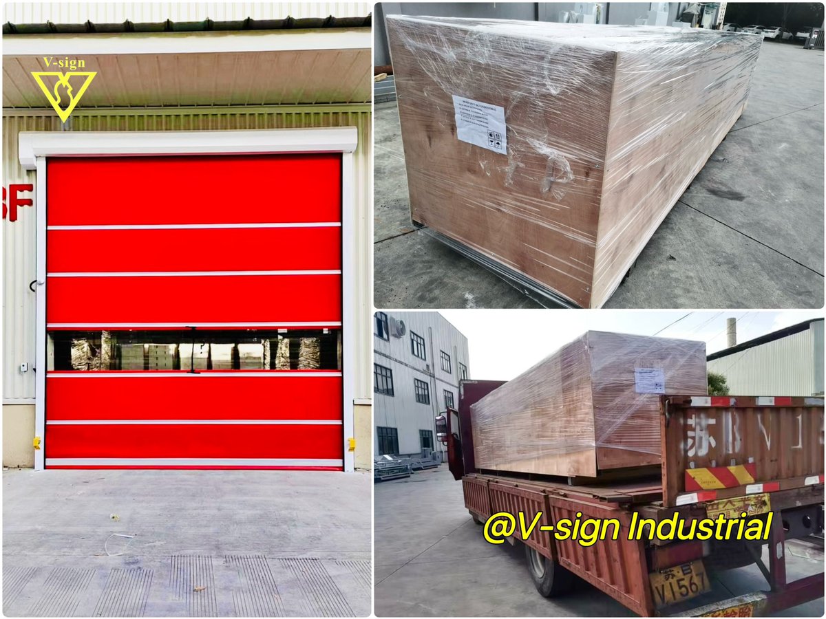 ChorryCheng's tweet photo. Today news: Red color of PVC high speed doors delivered to Romania 🇷🇴 
https://t.co/H5EO27vWzO https://t.co/im4vQHQOqG