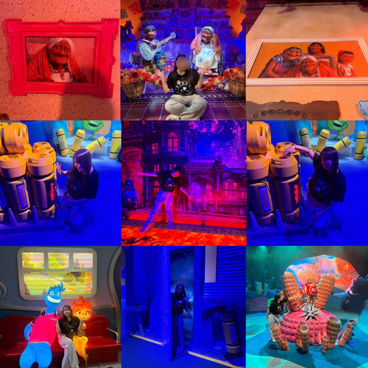 aya_DisneyPIXAR's tweet photo. めっちゃ今更やけど
先月念願のピクサー展に😭🩷😭🩷
終始興奮止まらず！！
レミー推しのちろまるちゃんと楽しかった〜😍💕
リメンバーミーの祭壇が1番興奮したぜ🥺 https://t.co/pA7lhudDIn