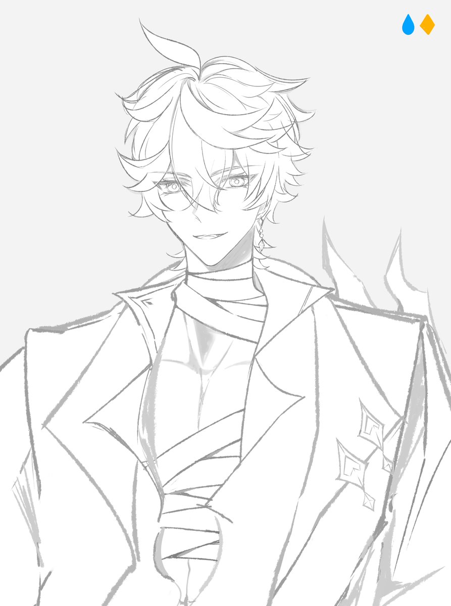 公钟 #tartali #タル鍾 Tartaglia — Zhongli's husband