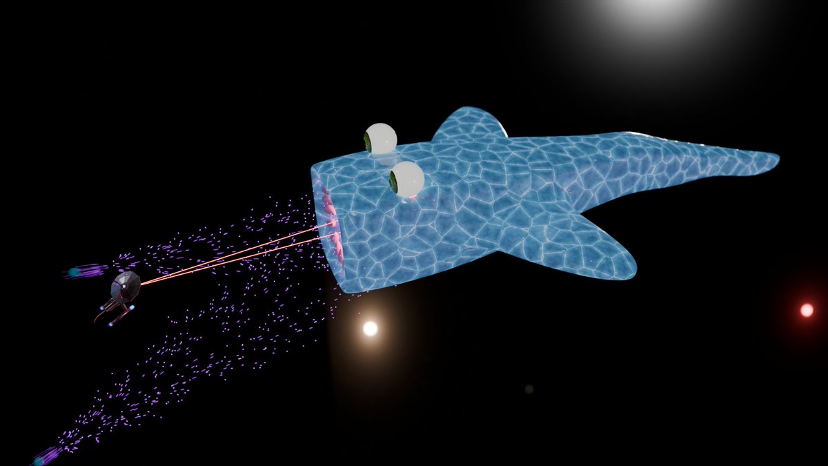 DootDootMouse's tweet photo. “MSS Constipation nearly misses a proton‑shark projectile while returning fire.” #LittleWorlds #FantasyArt #SciFiArt #Worldbuilding #IndieStudio #SoloDev #Blender3D #CyclesRender #3DArt #3DModeling #DigitalArt #MouseEVerse https://t.co/JZXKnhYtdo