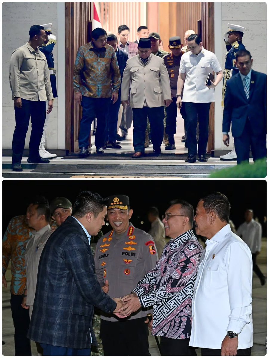 KemensosRI's tweet photo. Presiden Prabowo Subianto tiba di Bandara Orly, Paris, Republik Prancis, pada Selasa, 26 Mei 2026, sekitar pukul 10.00 waktu setempat. Tiba di bandara Paris, Kepala Negara diterima Menteri Tenaga Kerja Prancis beserta regu jajar kehormatan dan disambut oleh ratusan WNI https://t.co/Pms99wQ8tq