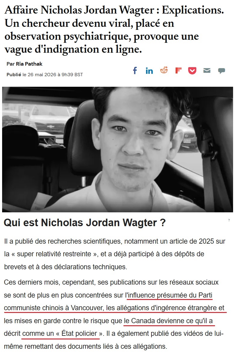 benoitm_mtl's tweet photo. Nicholas Jordan Wagter semble avoir été victime d'une influence étrangère. À vous de juger. https://t.co/b55P2EGTH7 https://t.co/sxDCjbRnQT