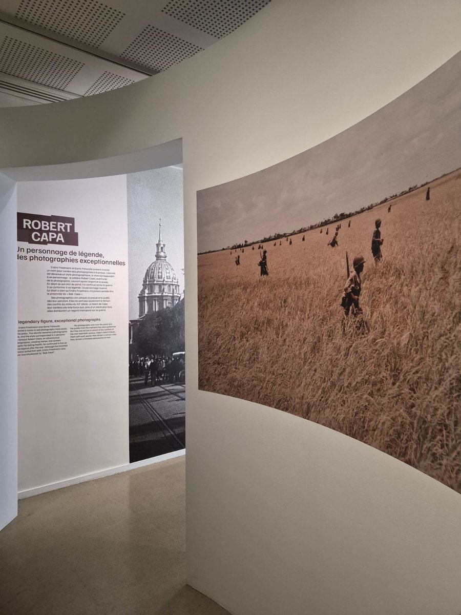 AliLaaPointe's tweet photo. En el Musée de la Libération hay una fabulosa exposición de Robert Capa hasta finales de 2026 que si pasáis por París os recomiendo encarecidamente visitar. https://t.co/ehhJVJ5KRu