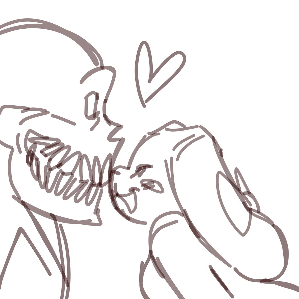 trilobitrr's tweet photo. doodle of my partner’s epic super cool selfship @AlecTheBunn1e https://t.co/QPI3hNmFeu