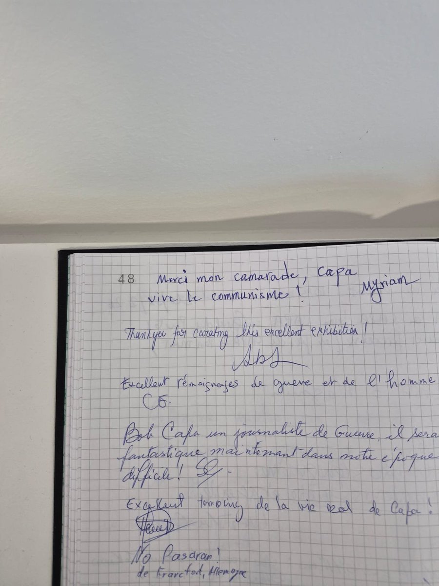 AliLaaPointe's tweet photo. En el Musée de la Libération hay una fabulosa exposición de Robert Capa hasta finales de 2026 que si pasáis por París os recomiendo encarecidamente visitar. https://t.co/ehhJVJ5KRu