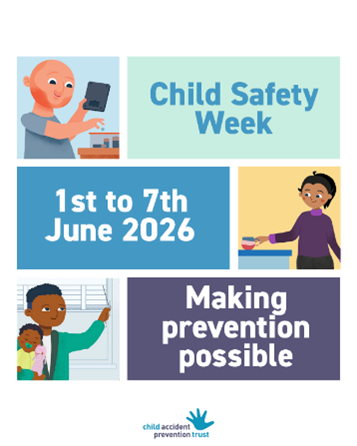 DGfire_safety's tweet photo. #ChildSafetyWeek is about making prevention possible and empowering families to make simple changes without feeling overwhelmed. Download the @CAPTcharity Parent’s Pack for bite-sized safety tips on the main accident risks to children: https://t.co/lRwOlP9MSP https://t.co/VaukCmgpUW