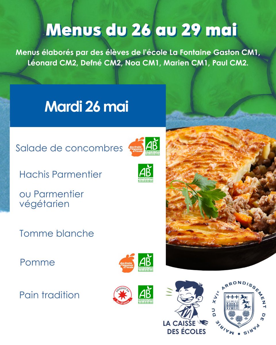 CDEdu16's tweet photo. 🌞 Bien manger quand il fait chaud !
Pour aider nos petits écoliers à mieux supporter les fortes chaleurs, nous avons tout prévu à la #Cantine : entrées fraîches, fruits et légumes de saison, le tout pensé pour se rafraîchir. 🍉
@mairiedu16 @Jeremy_Redler @samiabadat
#16eme https://t.co/toiXyJLX6Q