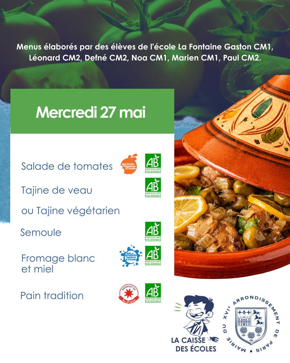 CDEdu16's tweet photo. 🌞 Bien manger quand il fait chaud !
Pour aider nos petits écoliers à mieux supporter les fortes chaleurs, nous avons tout prévu à la #Cantine : entrées fraîches, fruits et légumes de saison, le tout pensé pour se rafraîchir. 🍉
@mairiedu16 @Jeremy_Redler @samiabadat
#16eme https://t.co/toiXyJLX6Q