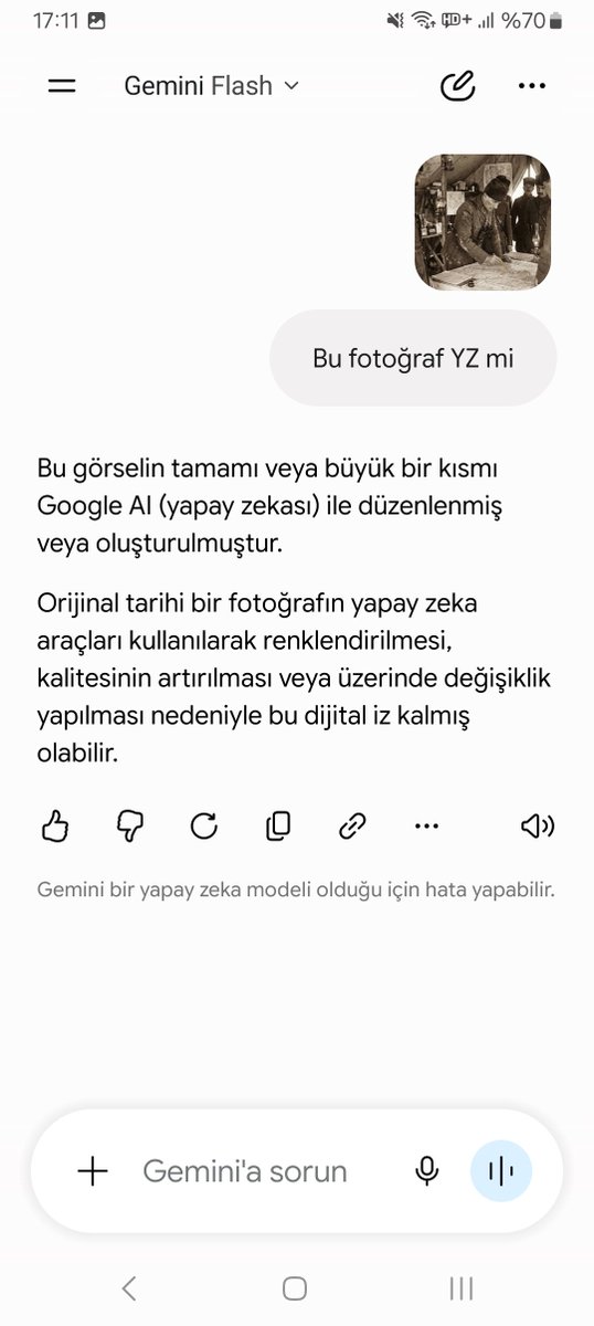 ekremyucee's tweet photo. @HarpCografyasi @sdayldrmr Gemini cevabı aşağıda,  kısaca tüm YZ görsellerde dijital iz var... https://t.co/IhGzZQ2K6J