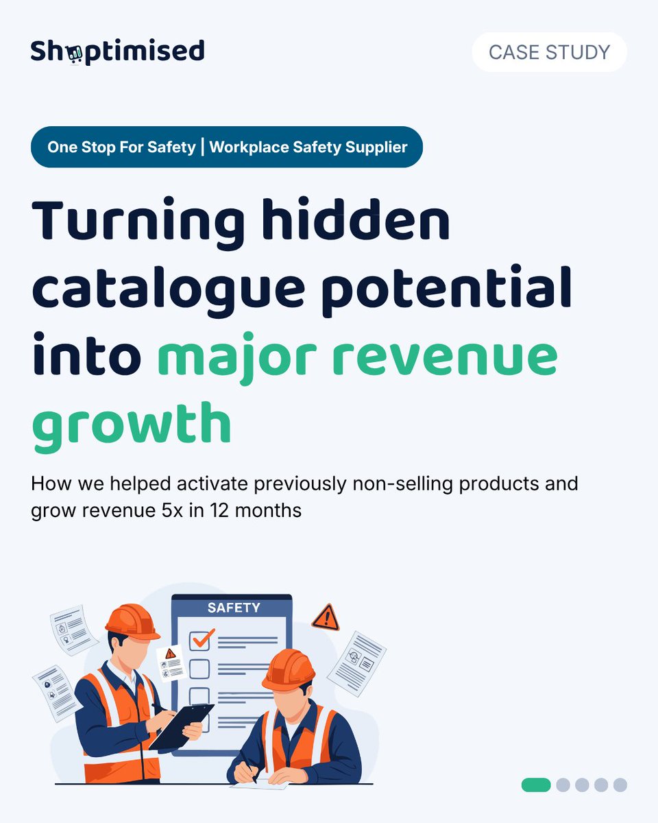 shoptimised's tweet photo. Too much revenue was coming from too few products. 

That was the challenge with One Stop for Safety.

We’ve broken it down further in the blog. 👇

#WeMoveTogether https://t.co/TBIcqg7231