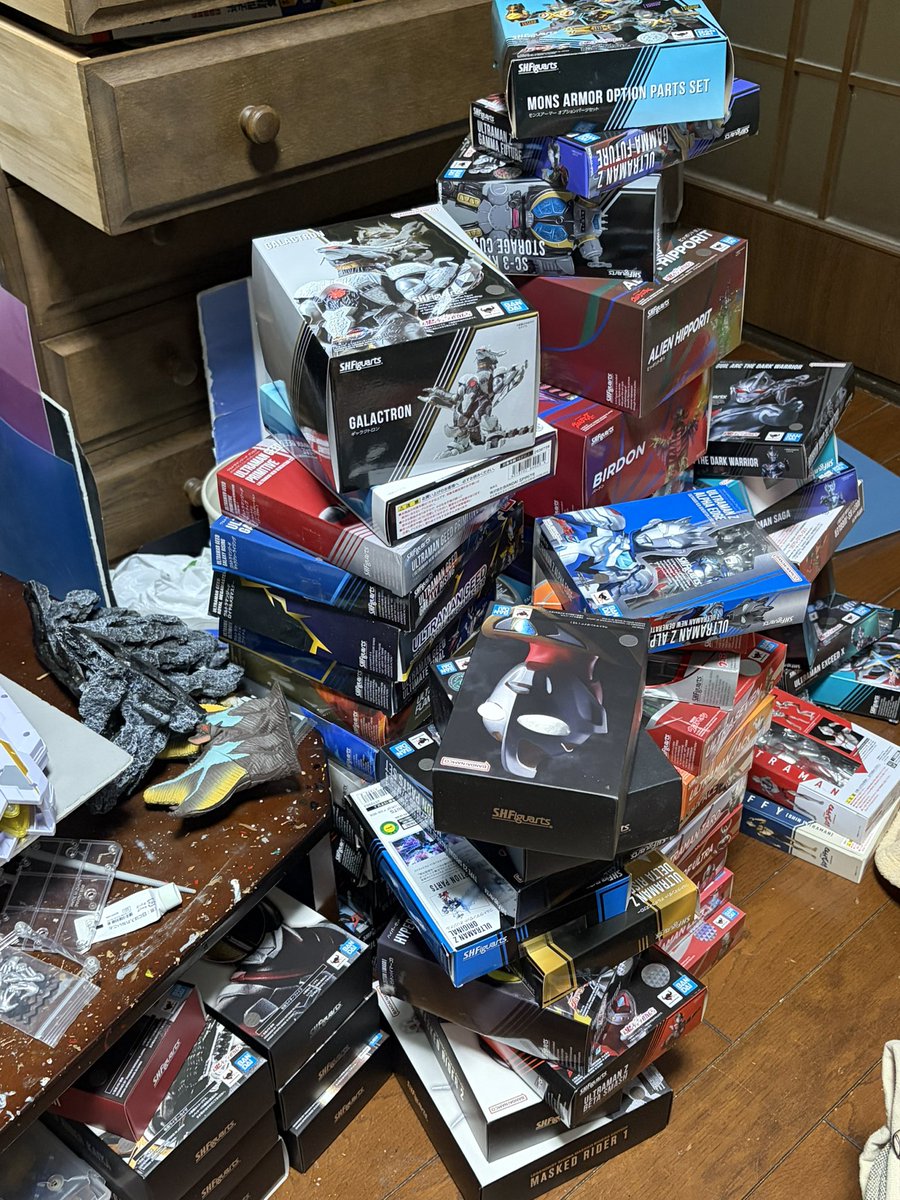 これが引越し前のオタクの部屋 片付けが……終わらない！