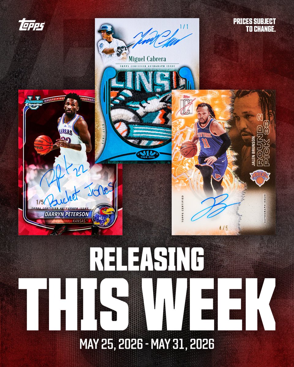 Topps tweet media