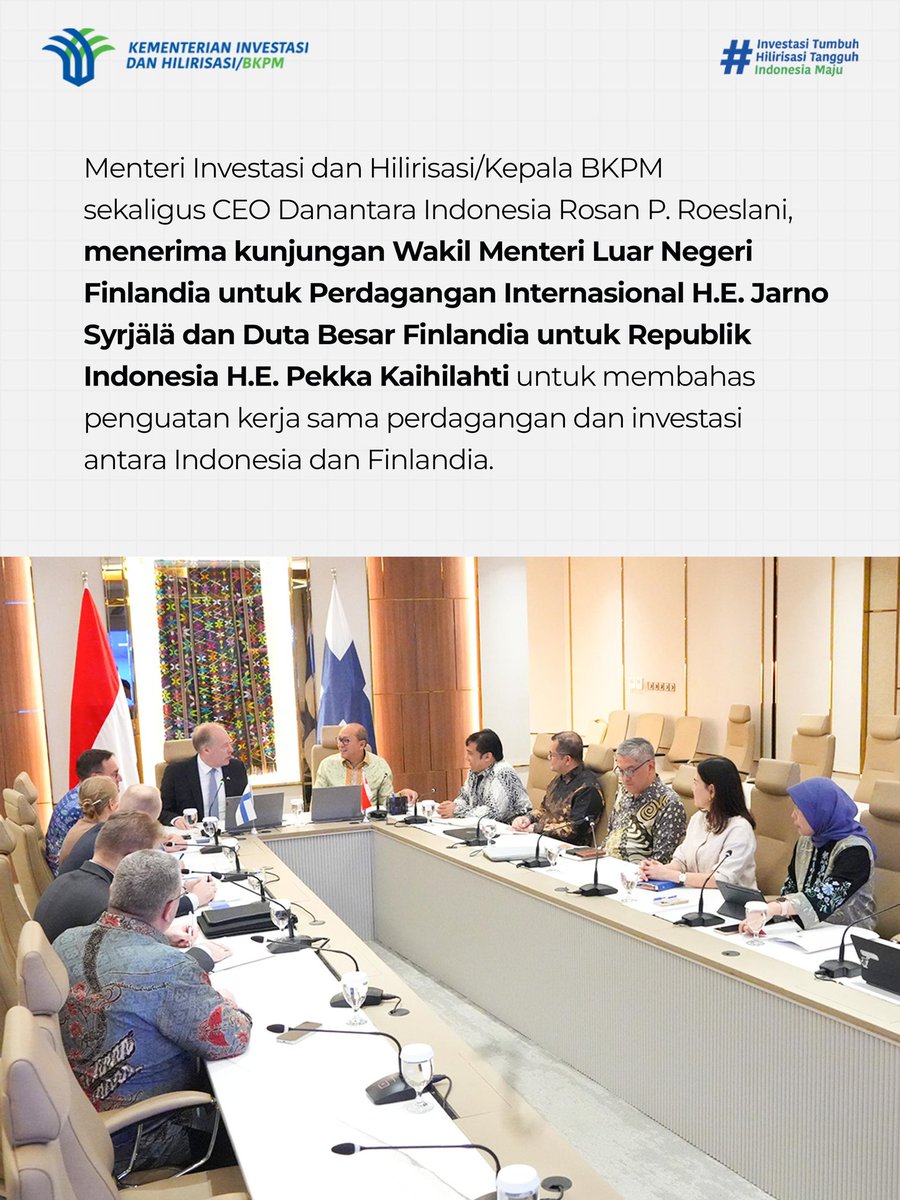 Kementerian Investasi dan Hilirisasi/BKPM tweet media