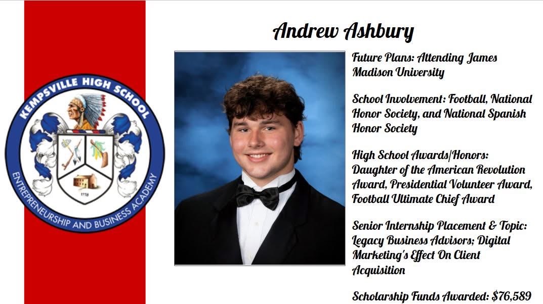 KempsAcademy's tweet photo. π EBA Senior Countdown Begins!
Today we celebrate the first group of our incredible graduating seniors from the Entrepreneurship & Business Academy at Kempsville High School.
Join us as we count down to graduation #EBAproud #KempsvilleHS #FutureLeaders https://t.co/KuCX8ZAXOp