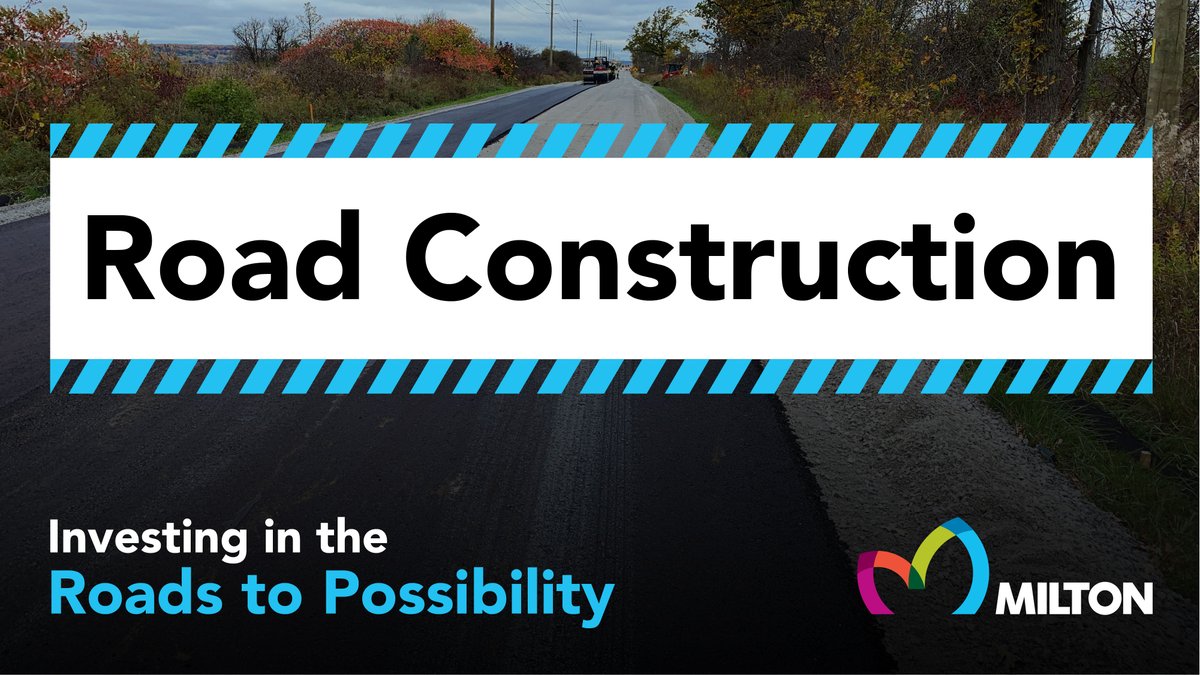 TownOfMiltonON's tweet photo. Construction notice 🚧

Southbound &amp; northbound lanes of Ontario St, from Main St E to Laurier Ave, will be closed in stages for asphalt paving from May 27-29. Access to Ontario St from side streets, businesses, and residences may be affected.

More info: https://t.co/KY79ubBTM2 https://t.co/0TPwTCH05r