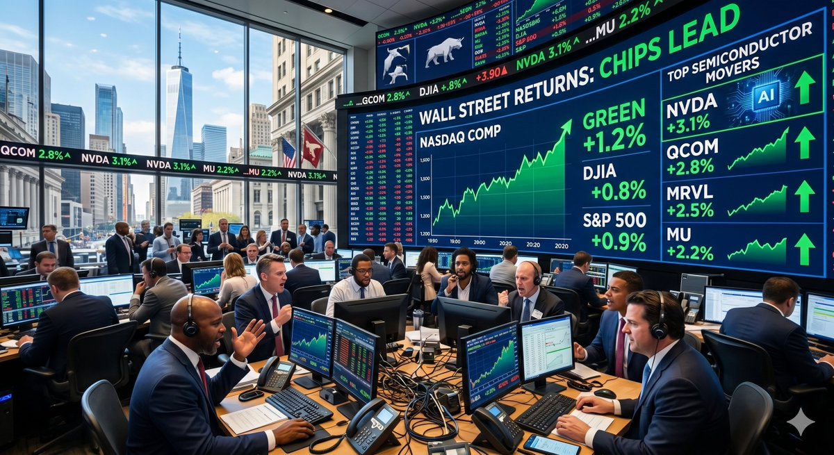 Indicator_Hive's tweet photo. Wall Street Returns: AI Optimism & Chipmakers Lead the Charge! 🚀

Traders are back from the Memorial Day long weekend, and the message from the markets is loud and clear: despite geopolitical tensions, the global appetite for technology and artificial intelligence is unstoppable.

Here’s a breakdown of the key market takeaways:

💻 The Chip Boom & AI Dominance:

Futures Green: U.S. stock futures pointed higher with the Nasdaq leading the way, fueled by strong early gains from chip heavyweights like Qualcomm, Marvell, Micron, and Intel.

Earnings Blowout: First-quarter earnings growth is now tracking at a massive 29% year-on-year shattering the 16.1% expectations from just a month ago!

Global Map Redrawn: The AI trade is no longer just a U.S. story. Taiwan’s tech-heavy market has overtaken India in value, and South Korea has jumped ahead of the UK, proving that global capital is aggressively rotating into chips, foundries, and data centers.
🛢️ Geopolitical Friction:

Oil Volatility: Rebound fears are keeping investors on edge. Brent crude jumped ~2% back to around $98/barrel. While Washington and Tehran signal potential progress on a deal, recent U.S. military strikes in southern Iran serve as a stark reminder of ongoing regional instability.

🏦 The Fed’s Quiet Wall Street Battle:

Bank Supervision Clashes: Big banks are pushing back against the Fed, arguing that minor regulatory warnings (MRAs) are distracting. Wall Street wants changes led by Fed Vice Chair Michelle Bowman to be permanent, reserving strict enforcement only for severe financial risks.

📊 What to Watch Today:

Keep an eye out for U.S. Consumer Confidence data later today, along with key corporate earnings from AutoZone and Zscaler!

Are you staying long on tech, or playing it defensive with the macro environment? 🌲👇

#WallStreet #Stocks  #AI #Semiconductors #Nvidia #Qualcomm #Nasdaq #Investing #MarketUpdate #MacroEconomy