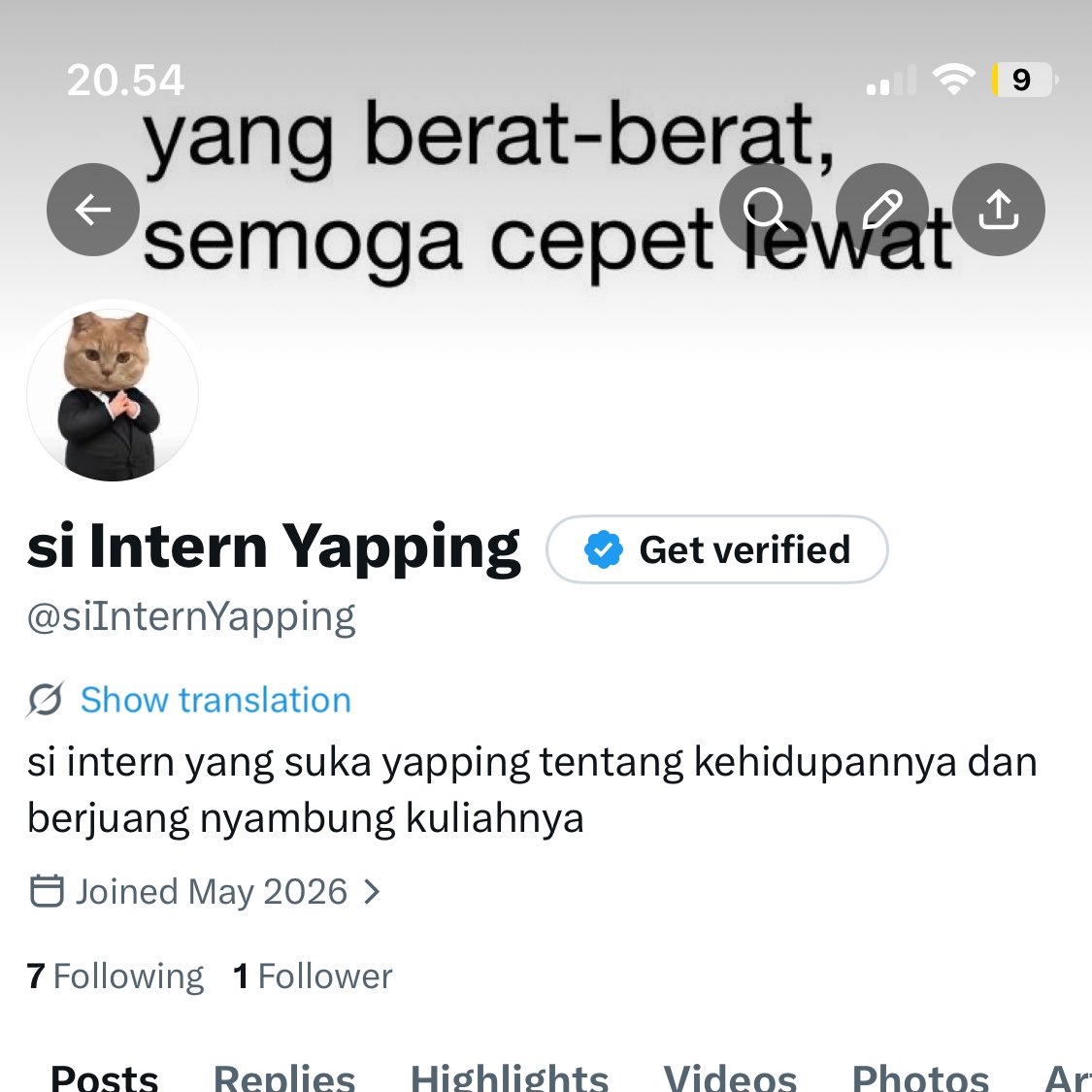 si Intern Yapping tweet media