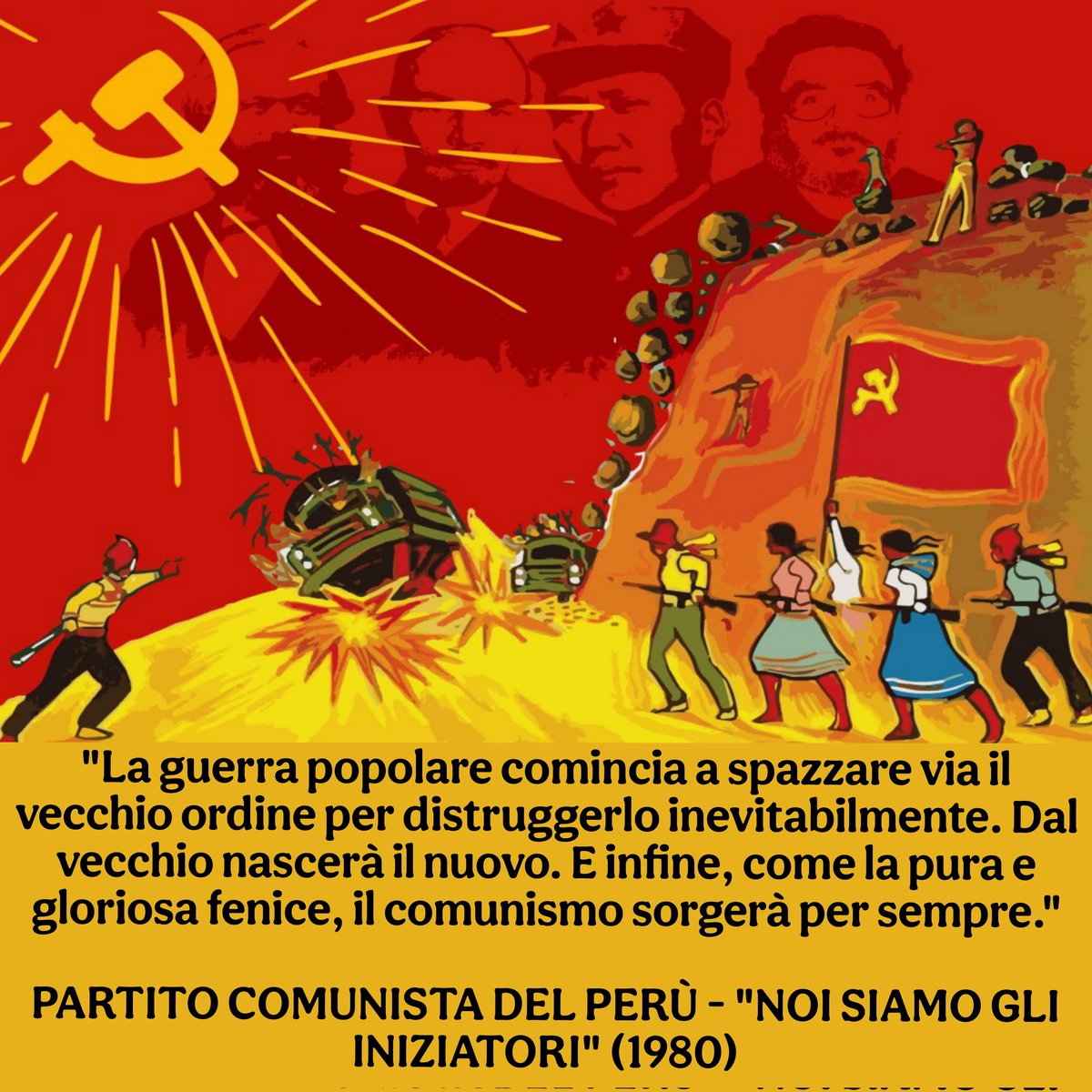 Viva La Vittoria della Guerra Popolare ☆ ☭🚩 🇵🇸 tweet media