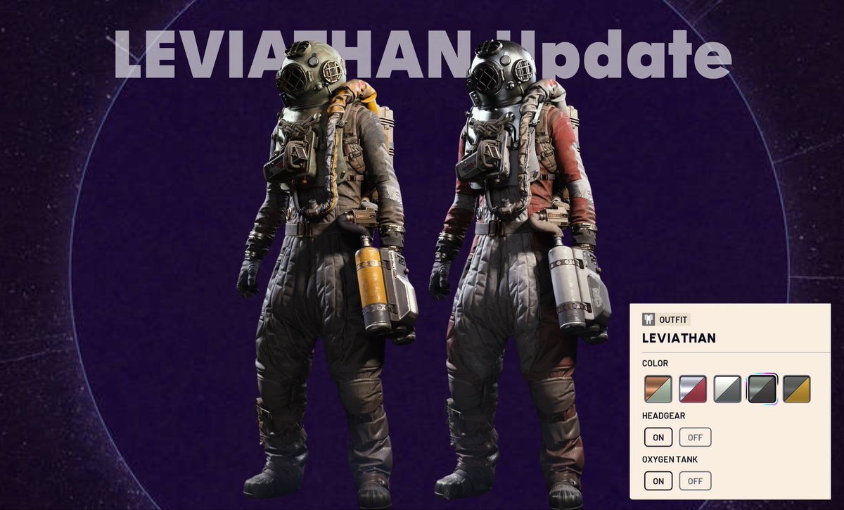 EmbarkBulletin's tweet photo. ARC Raiders Update 1.30

- x2 new colors have been added for the Leviathan set (Midnight and Crimson Frost).

- Expedition Vault pricing has been altered to encourage more trading.

- New items in Ermals shop. 

- Live updates will happen every three weeks for the game. https://t.co/33SXzXgC4c