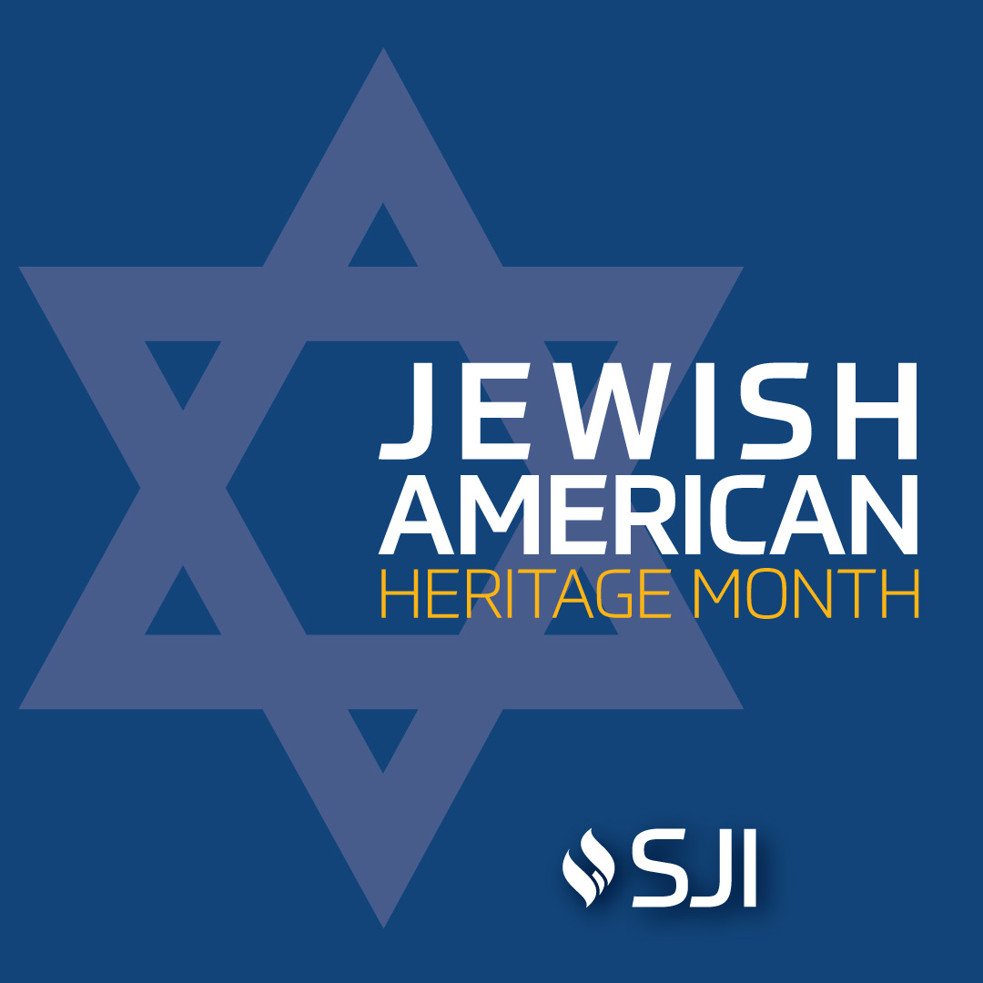 OneSJI's tweet photo. May is recognized as Jewish American Heritage Month, and SJI celebrates and honors the generations of Jewish Americans who have helped to shape the fabric of this nation through their values, culture, and contributions. https://t.co/JrGAXuLF1D