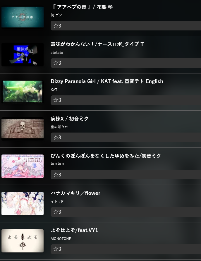 Chrochall's tweet photo. ☆4,3投票曲 https://t.co/h4giwZ0JuC
