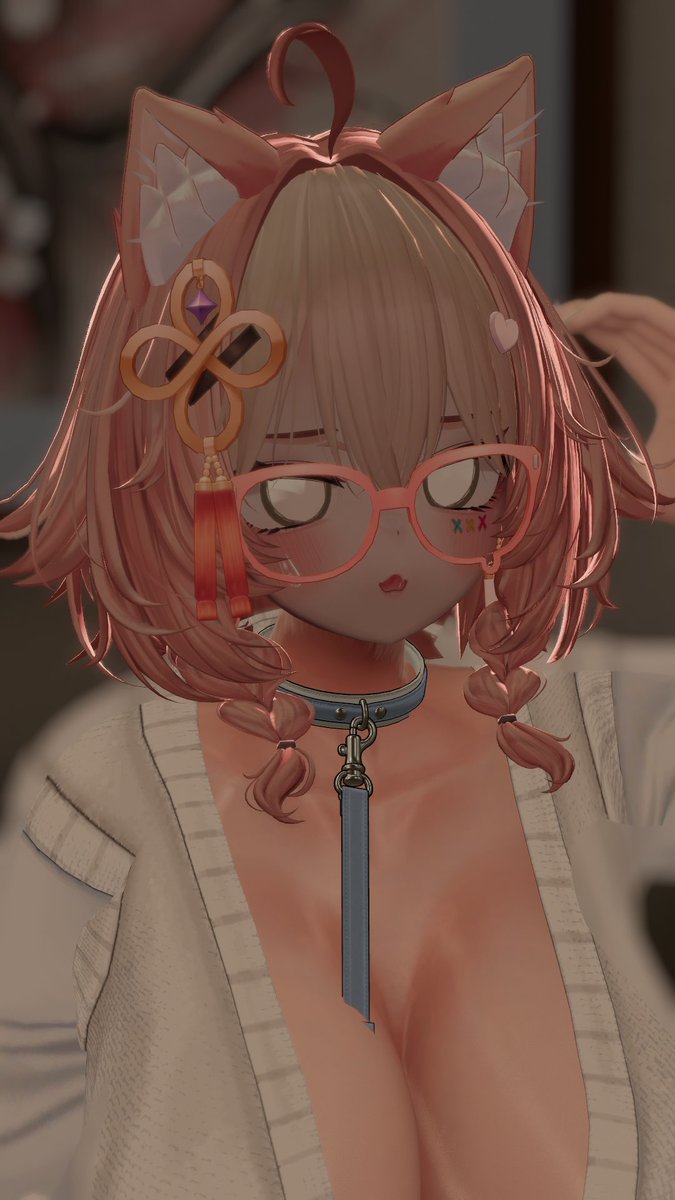 bacarcano's tweet photo. 今月末にVRChat引退されるフレンドさんが、リード付きチョーカーをギフトしてくれてから、もうすぐ1年が経ちます・・・。
最近は色んな方にリードを引っ張られて遊ばれてますが、
ギフトしてくれてありがとうございました。 https://t.co/b0Js5Mgl0Y