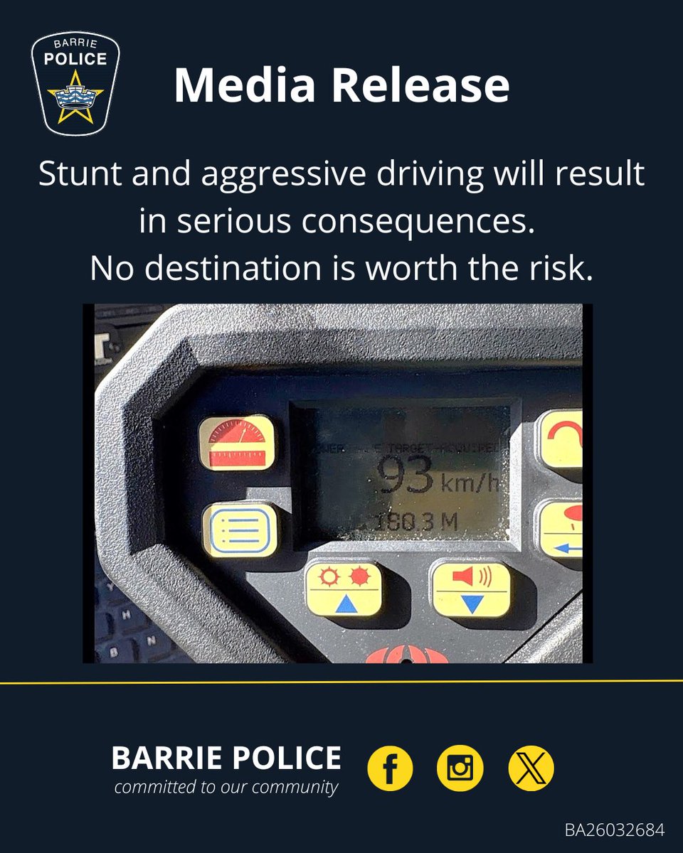 Barrie Police tweet media