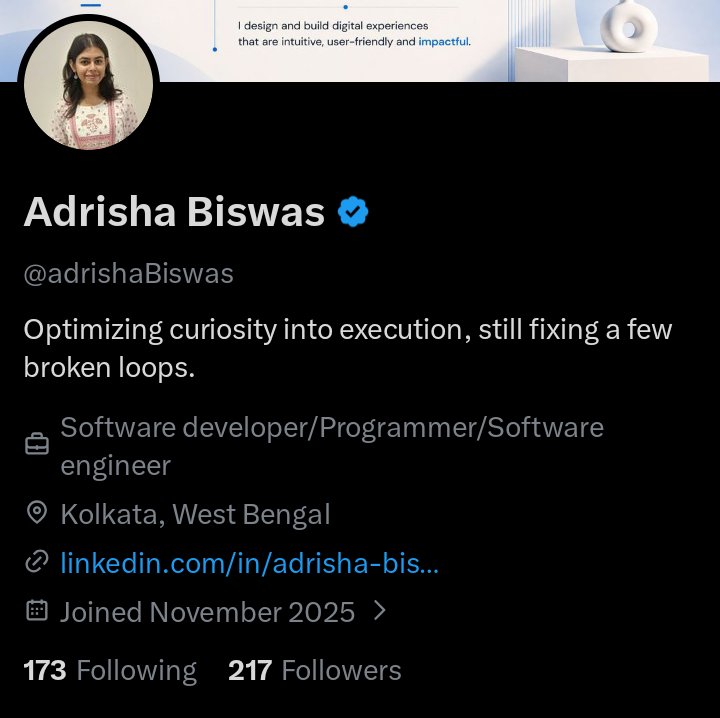 Adrisha Biswas tweet media